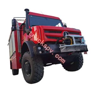 benz emergency rescue fire truck
