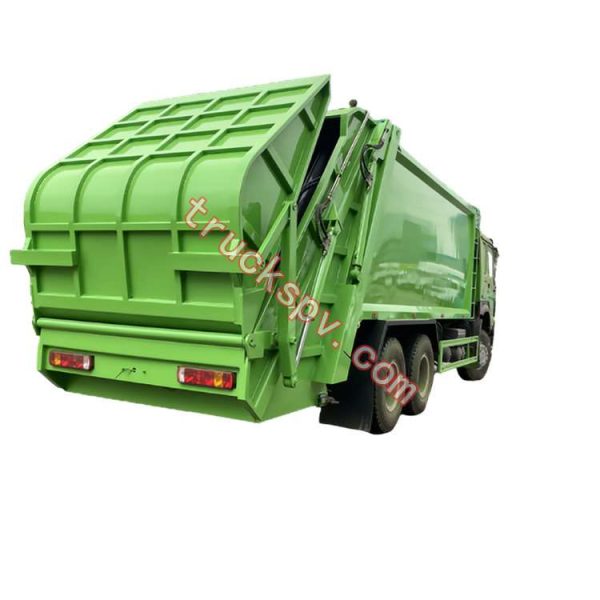 HOWO sinotruck compressed garbage truck also named(HOWO rubbish truck , waste tranport truck ,HOWO compression garbage truck ,sanitation truck, sanitation vehicle ,HOWO compactor garbage truck, waste compactor truck shows on www.truckspv.com