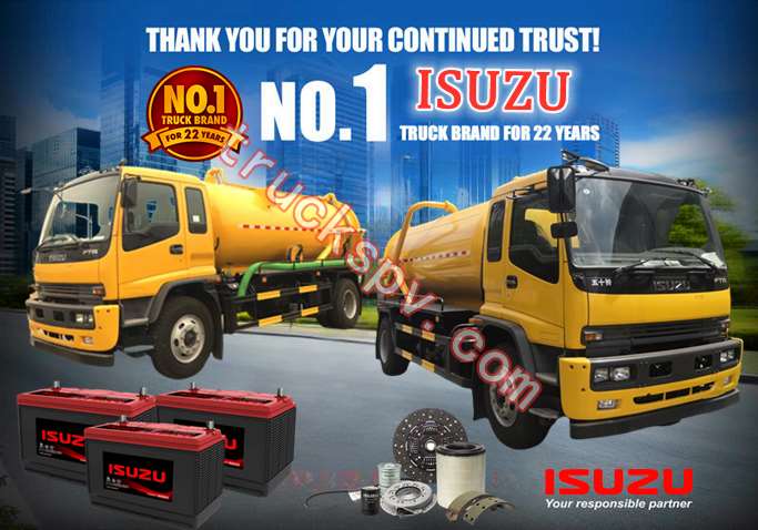 isuzu vacuum sewage truck