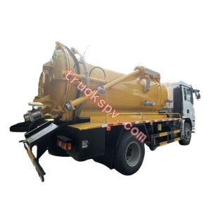 jetting sewer cleaning truck