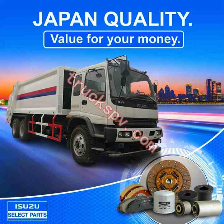 ISUZU sanitation truck shows on www.truckspv.com