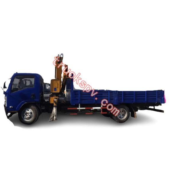 4x2 700P ,ISUZU truck with knuckle crane shows on www.truckspv.com