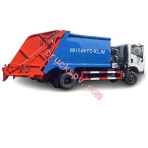 Dongfeng 4tons LNG compactor rubbish trucksanitation vehicle