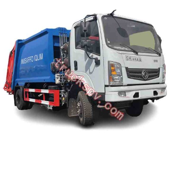 LNG rubbish truck sanitation vehicle shows on www.truckspv.com
