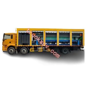 shacman portable sewer purification truck shows on www.isuzu-truck.com