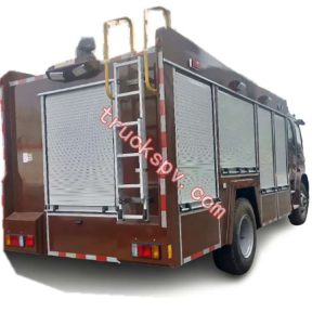 ISUZU front monitor water tanker fire truck shows on www.truckspv.com