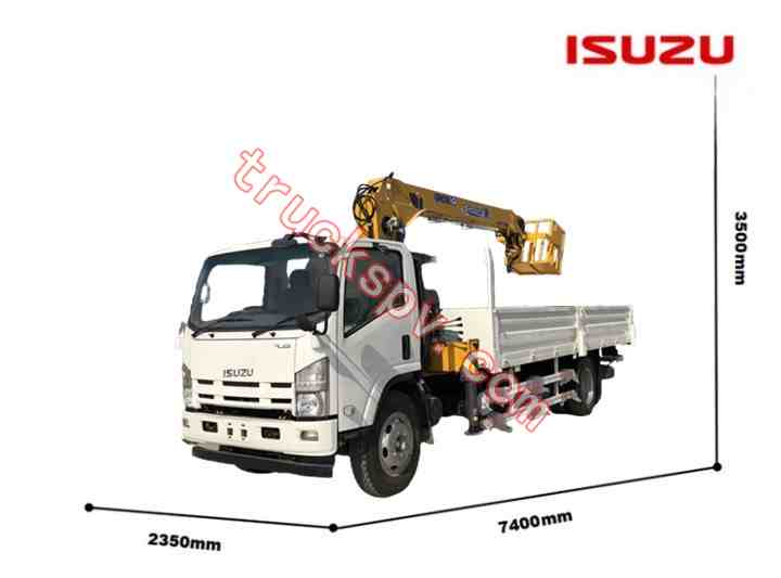 ISUZU truck mounted crane,crane with truck,telescopic crane truck,crane lorry ,lifting crane cargo truck shows on www.truckspv.com