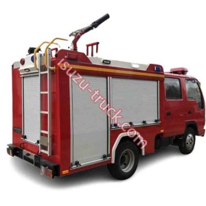 ISUZU water tanker fire vehicle tender shows on www.truckspv.com