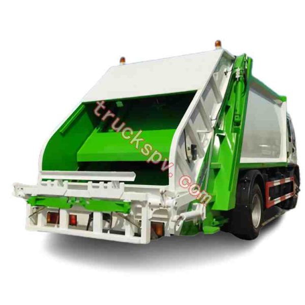 24V 190HO engine FTR ISUZU garbage compress vehicle shows on truckspv.com