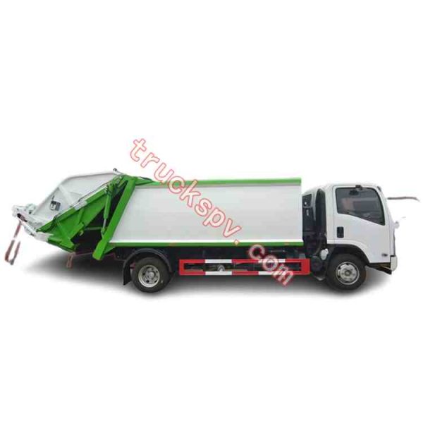 air condition 6000Liters 4x2 ISUZU compress waste transport truck shows on truckspv.com