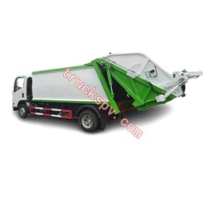 ISUZU  garbage sanitation vehicle compression type which one has a stronger cylinder shows on truckspv.com