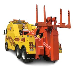25tons volvo 6x4 yellow color towing vehicle shows on truckspv.com