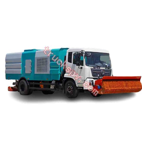 street snow clean sweeper with air condition shows truckspv.com