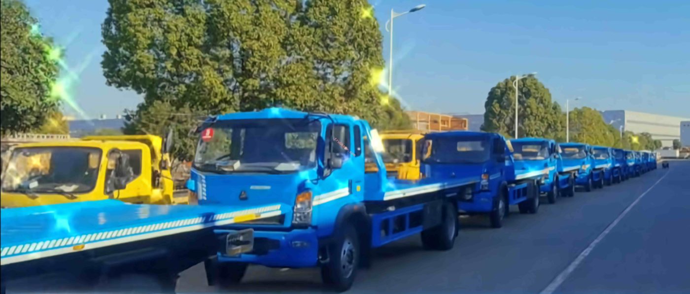 12sets blue towing truck shows truckspv.com