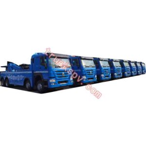 25tons heavy wrecker blue color shows on truckspv.com