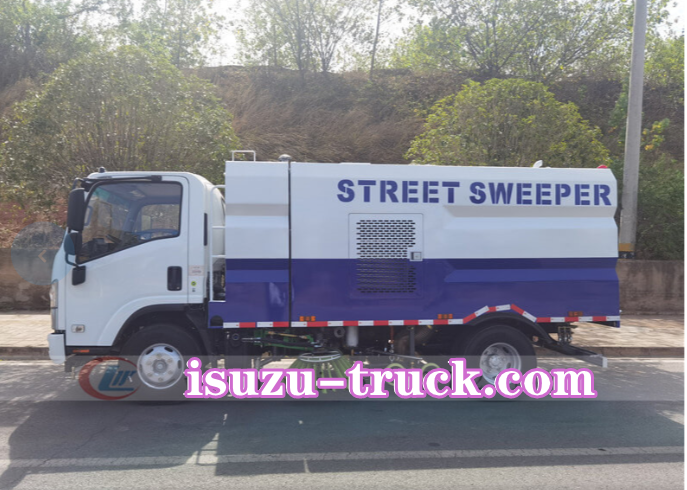 isuzu street clean sweeper shows on truckspv.com