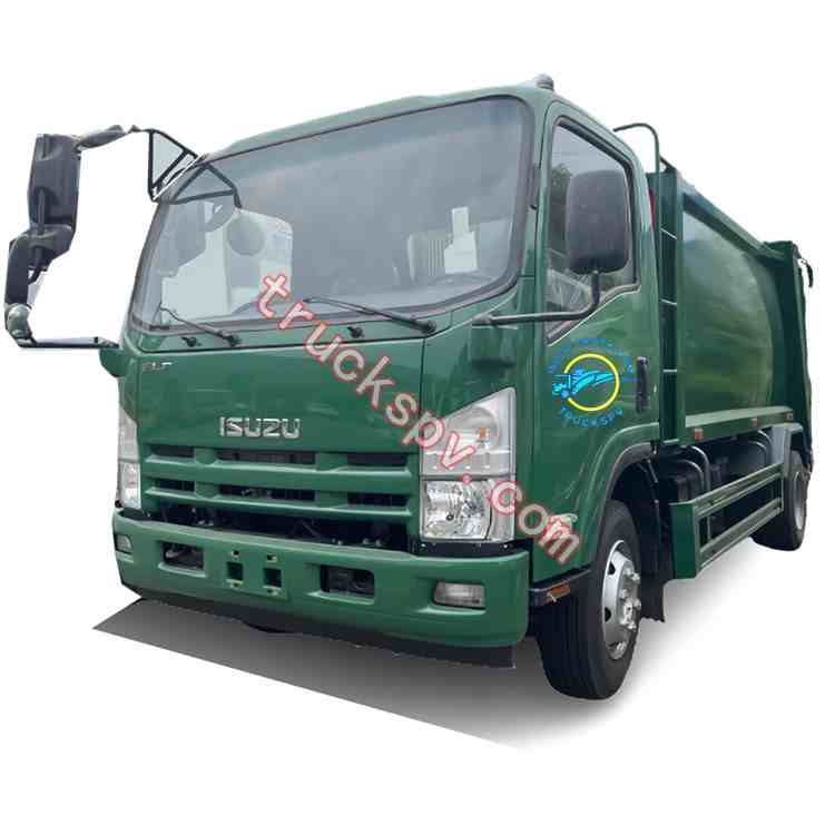 ISUZU compacted waste truck shows on truckspv.com