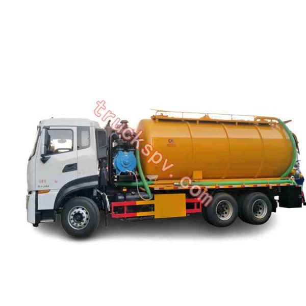 6x4 vacuum tanker truck shows on truckspv.com