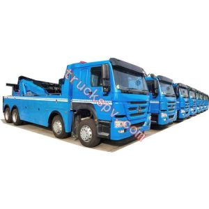 HOWO recovery towing truck shows on truckspv.com