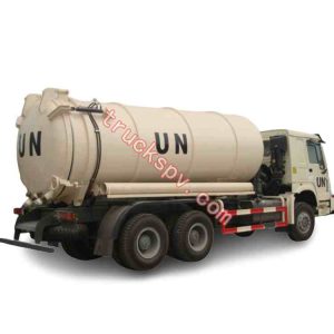 SINO TRUK vacuum septic tank which are sanitation truck shows on truckspv.com