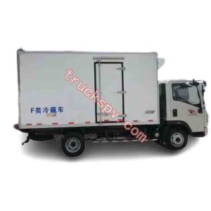 reefer lorry HOWO chassis shows on truckspv.com