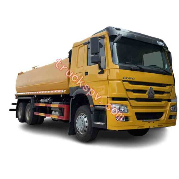 10wheelers yellow color water tanker truck shows on truckspv.com