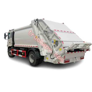 4x2 JAC  compression trash truck for collect garbage shows on truckspv.com