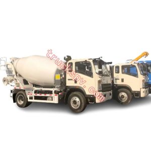 mini 4000Liters mixer drum truck shows on truckspv.com