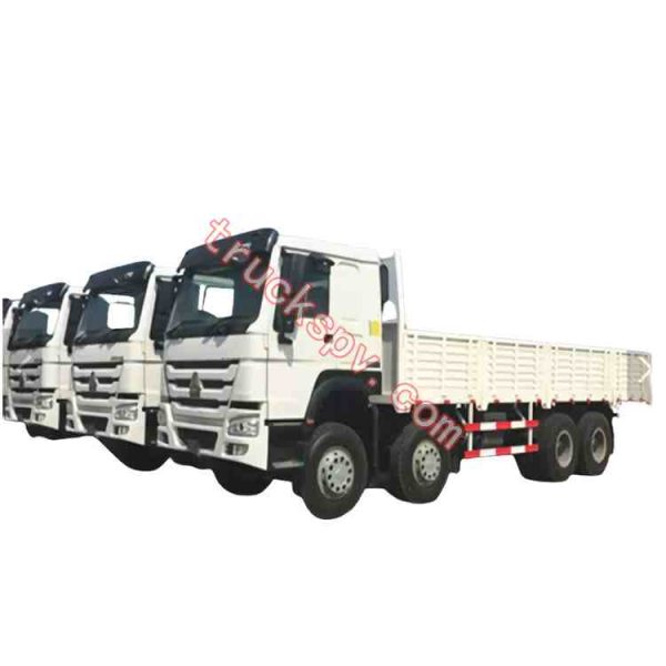 white color 8x4 sino truck lorry shows on truckspv.com