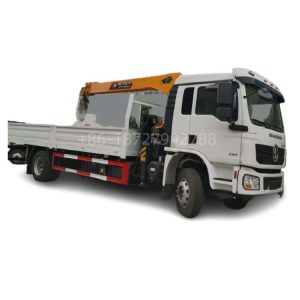 shacman truck with XCMG crane