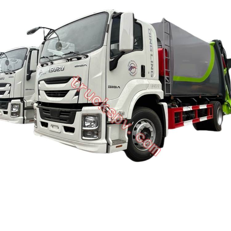 13000Liters ISUZU compactor garbage truck finished 