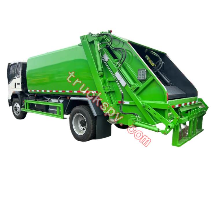 4x2 rubbish compacted garbage truck 