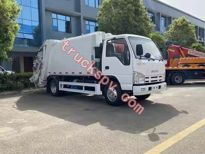 isuzu garbage compactor truck
